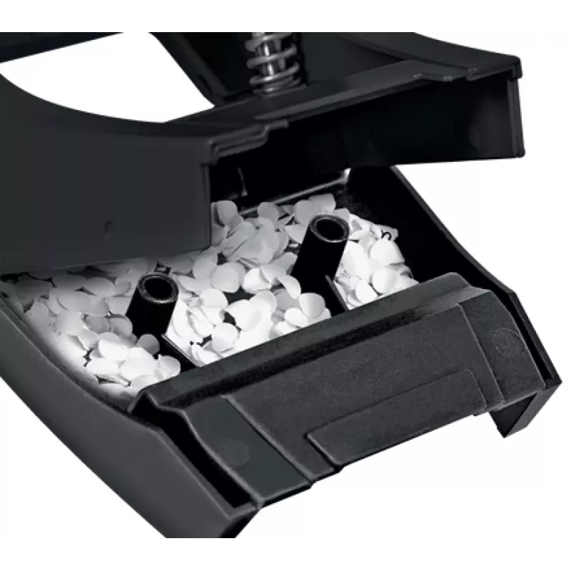 Leitz NeXXt Recycle perforatrice, 30 fogli, nero, plastica, 8 cm, 5,5 mm, A6