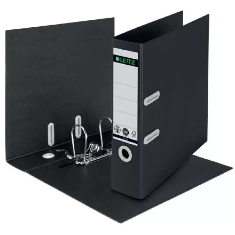 Leitz 180° raccoglitore Recycle, A4, cartone, nero, 600 fogli, 80 g/m², 320 mm