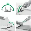 Leitz 180° raccoglitore a leva Recycle, A4, cartone, nero, 350 fogli, 80 g/m², 320 mm