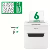 Leitz IQ Protect Premium distruggidocumenti 6X P4, 4 x 40 mm, 10 L, 100 fogli, 55 dB, touch, 6 fogli