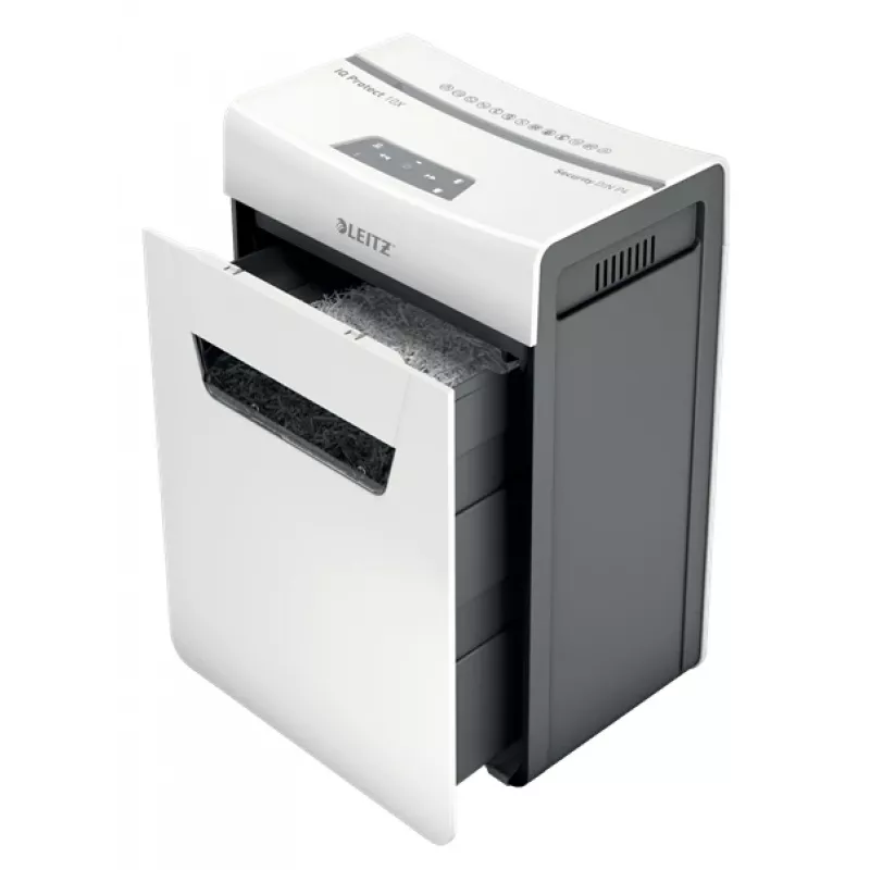 Leitz IQ Protect Premium distruggidocumenti 10X P4, 4 x 40 mm, 18 L, 150 fogli, 55 dB, touch, 10 fogli
