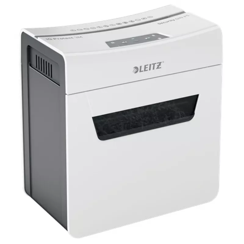 Leitz IQ Protect Premium distruggidocumenti 3M P5, taglio micro, 2 x 15 mm, 10 L, 125 fogli, 55 dB, touch