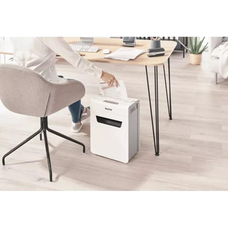 Leitz IQ Protect Premium distruggidocumenti 4M P5, taglio micro, 2 x 15 mm, 14 L, 150 fogli, 55 dB, touch