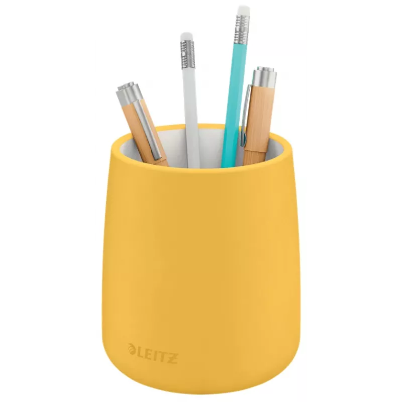 Leitz Cosy portapenne, giallo, ceramica, ragazzo/ragazza, 8,7 cm, 105 mm, 240 g