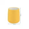 Leitz Cosy portapenne, giallo, ceramica, ragazzo/ragazza, 8,7 cm, 105 mm, 240 g