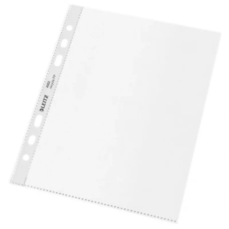 Leitz Recycle busta A5, 150 x 210 mm (A5), trasparente, polipropilene (PP), opaco, verticale, 0,1 mm