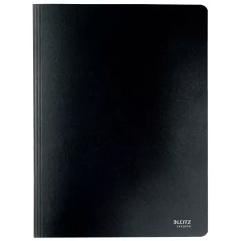 Leitz Recycle cartella piatta in cartone, raccoglitore classico, A4, cartone, nero, opaco, verticale