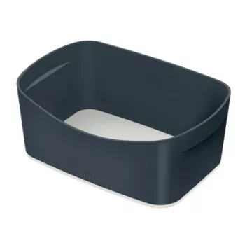 Leitz MyBox Cosy vassoio contenitore, scatola contenitore, grigio, rettangolare, plastica, monocolore, interno