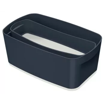 Leitz MyBox Cosy vassoio organizzatore lungo, contenitore, scatola contenitore, grigio, rettangolare, plastica, monocolore, interno