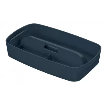 Leitz MyBox Cosy vassoio organizzatore con maniglia Small, contenitore, grigio, plastica, 307 mm, 181 mm, 56 mm, 300 g