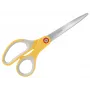 Leitz Cosy Titanium forbici da ufficio 205 mm, adulti, taglio dritto, singolo, grigio, giallo, acciaio inox, forbici da ufficio