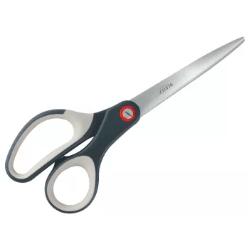 Leitz Cosy Titanium forbici da ufficio 205 mm, adulti, taglio dritto, singolo, grigio, acciaio inox, forbici da ufficio