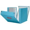 Leitz Click & Store Cosy Cube Large scatola contenitore, scatola contenitore, blu, rettangolare, cartone, monocolore, interno
