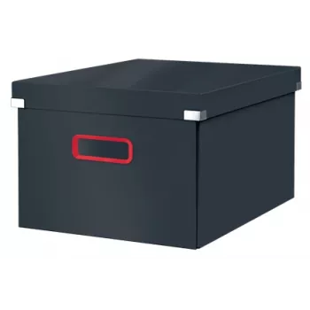 Leitz Click & Store Cosy Medium scatola contenitore, scatola contenitore, grigio, rettangolare, cartone, monocolore, interno