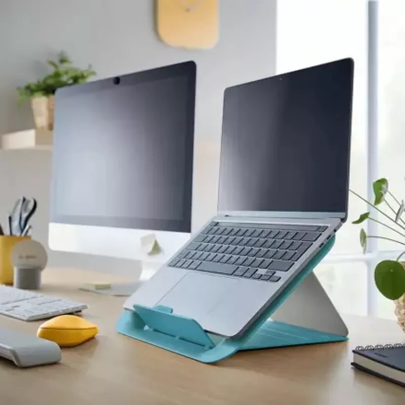 Leitz Ergo Cosy supporto per laptop regolabile, 80% plastica riciclata