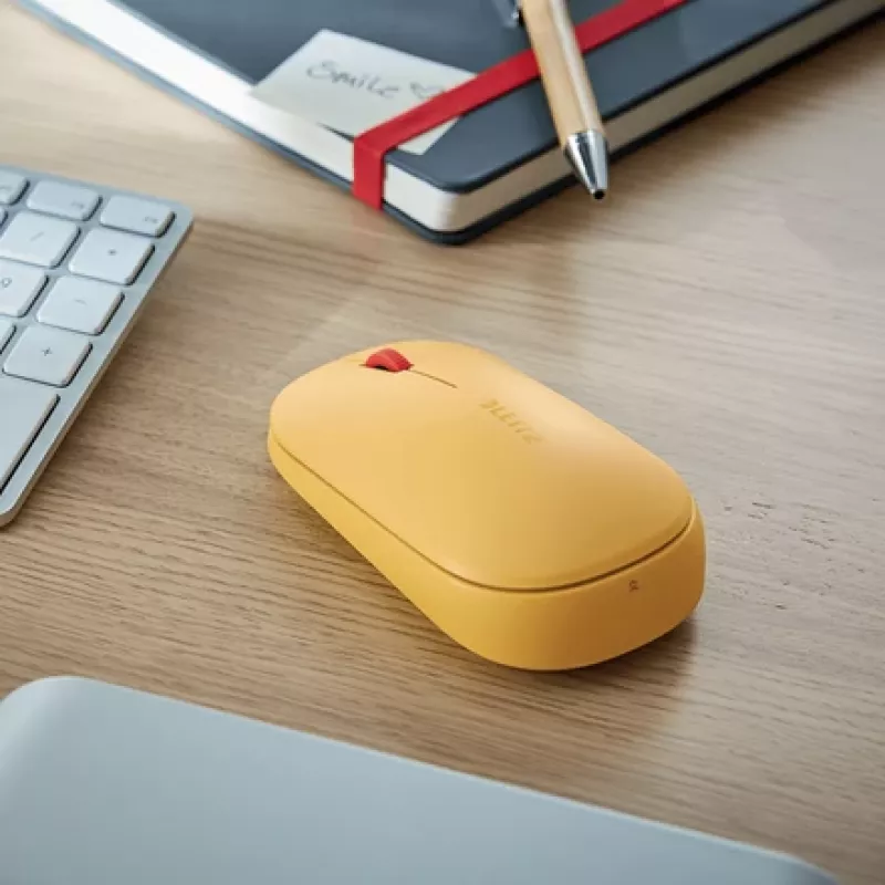 Leitz Cosy mouse wireless, ambidestro, RF Wireless + Bluetooth, 4000 DPI, arancione