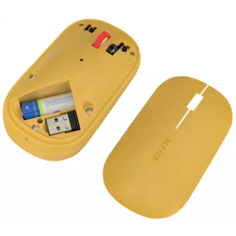 Leitz Cosy mouse wireless, ambidestro, RF Wireless + Bluetooth, 4000 DPI, arancione