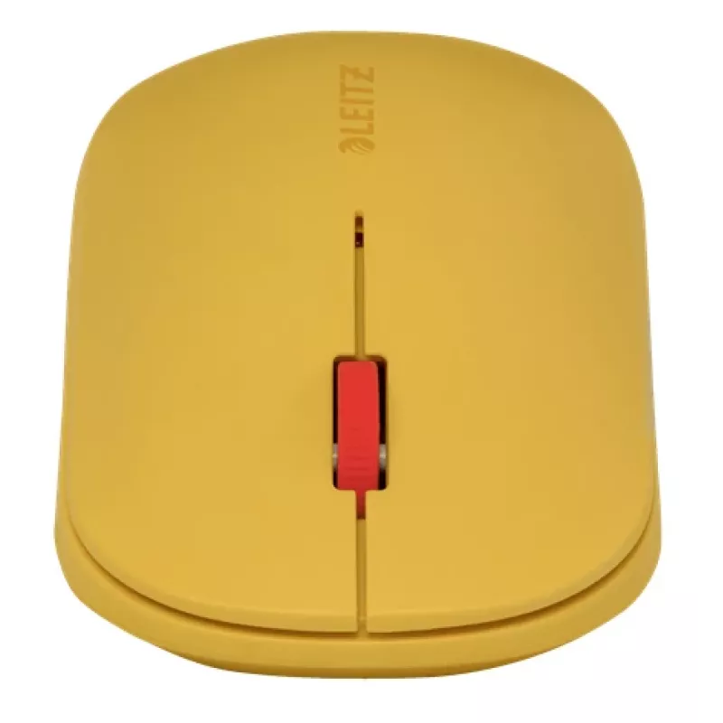 Leitz Cosy mouse wireless, ambidestro, RF Wireless + Bluetooth, 4000 DPI, arancione