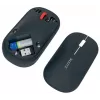 Leitz Cosy mouse wireless, ambidestro, RF Wireless + Bluetooth, 4000 DPI, grigio