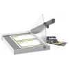 Leitz Precision Home taglierina per carta A4, 8 fogli, A4, 80 g/m², grigio, gomma, 298 mm