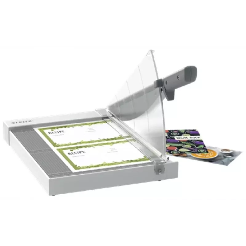 Leitz Precision Home taglierina per carta A4, 8 fogli, A4, 80 g/m², grigio, gomma, 298 mm