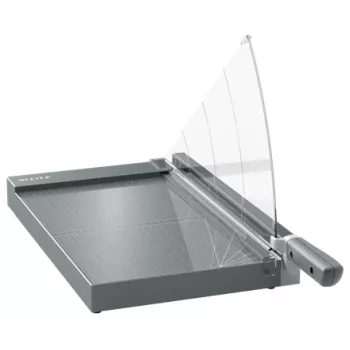 Leitz Precision Office Pro taglierina per carta A4+, 25 fogli, acciaio inox, A4 Maxi, 80 g/m², alluminio, vetro, acciaio inox, antracite