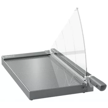 Leitz Precision Office Pro taglierina per carta A3, 25 fogli, acciaio inox, A3, 80 g/m², alluminio, vetro, acciaio inox, antracite