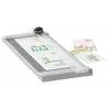 Leitz Precision Home taglierina per carta A4, 8 fogli, A4, 80 g/m², grigio, gomma, 153 mm