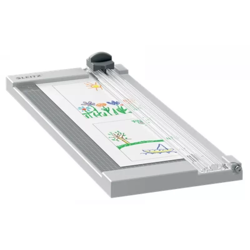 Leitz Precision Home taglierina per carta A4, 8 fogli, A4, 80 g/m², grigio, gomma, 153 mm