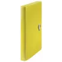 Leitz Recycle Box File, raccoglitore tradizionale, A4, polipropilene (PP), giallo, orizzontale/verticale, 250 fogli
