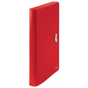 Leitz Recycle Box File, raccoglitore tradizionale, A4, polipropilene (PP), rosso, orizzontale/verticale, 250 fogli