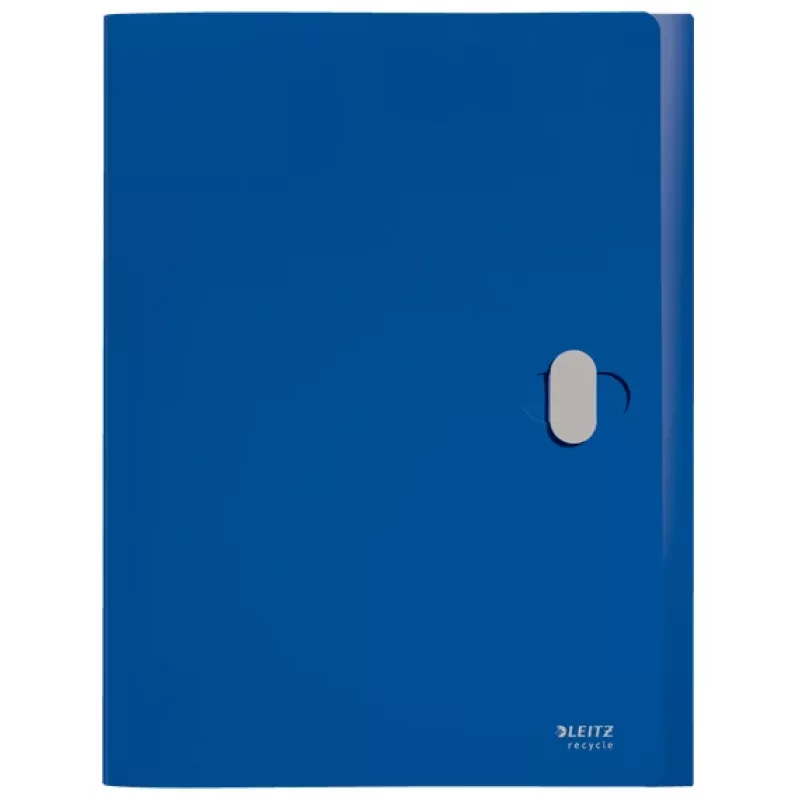 Leitz Recycle Box File, raccoglitore tradizionale, A4, polipropilene (PP), blu, orizzontale/verticale, 250 fogli