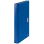 Leitz Recycle cartella a soffietto espandibile, raccoglitore tradizionale, A4, polipropilene (PP), blu, orizzontale, 250 fogli