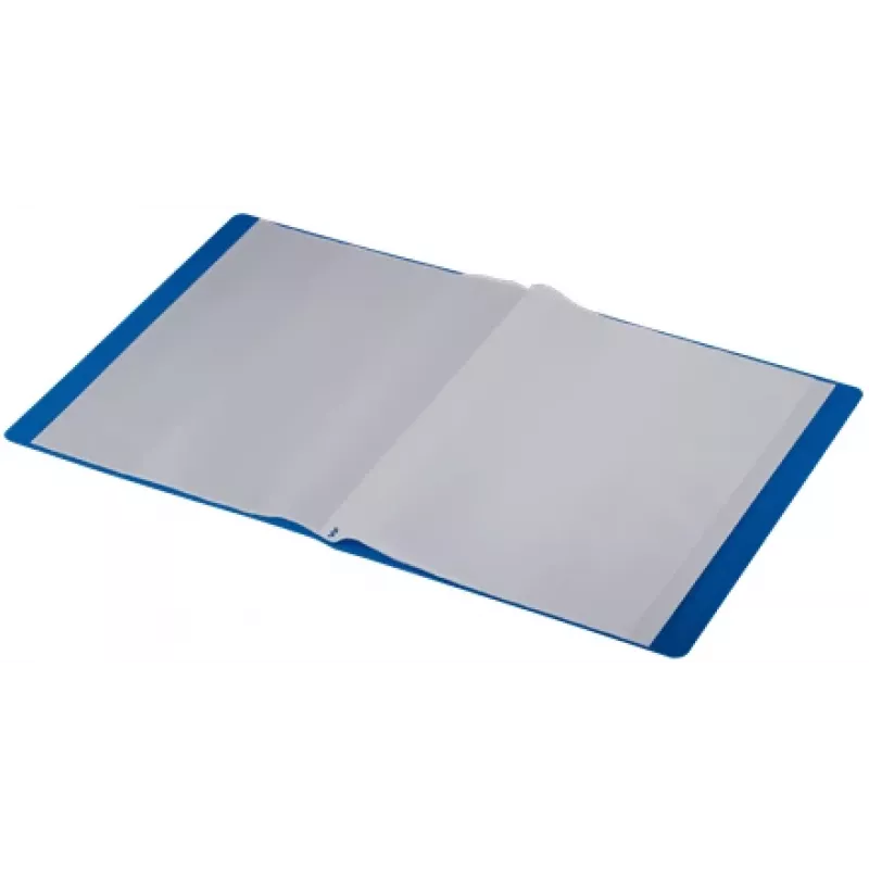 Leitz Recycle album con tasche, blu, polipropilene (PP), 20 tasche, 40 fogli, orizzontale/verticale, A4
