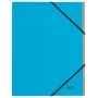 Leitz Recycle rubrica a schede in cartone, cartella per firme, A4, cartone, blu, 430 g/m², elastico