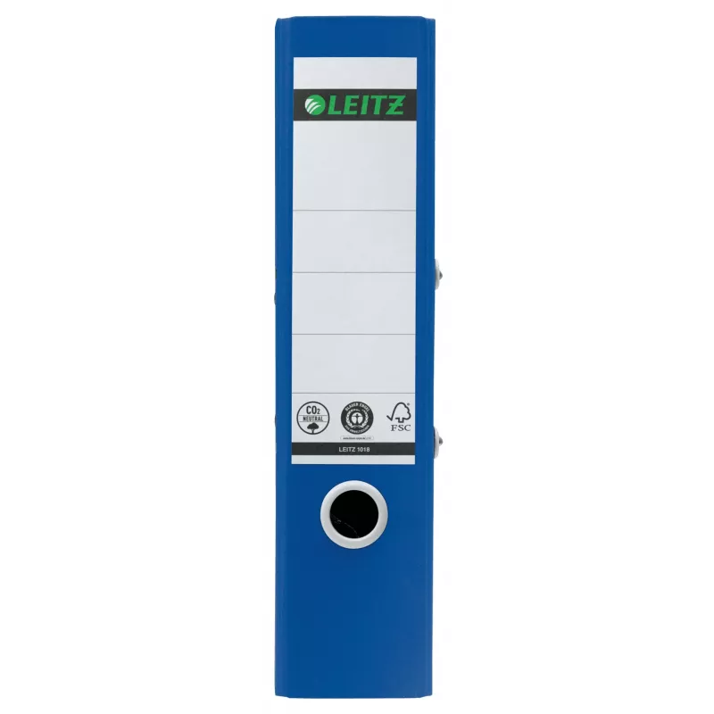 Leitz 180° Recycle raccoglitore a leva, A4, anelli tondi, archivio, cartone, blu, blu