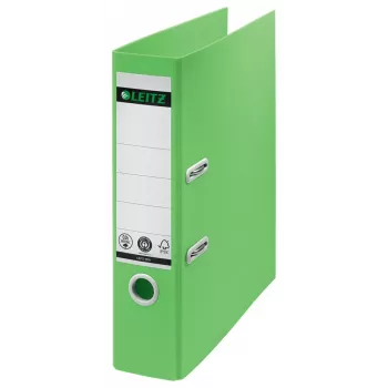 Leitz 180° Recycle raccoglitore a leva, A4, anelli tondi, archivio, cartone, verde, verde