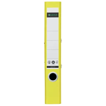 Leitz 180° Recycle raccoglitore a leva, A4, anelli tondi, archivio, cartone, giallo, giallo