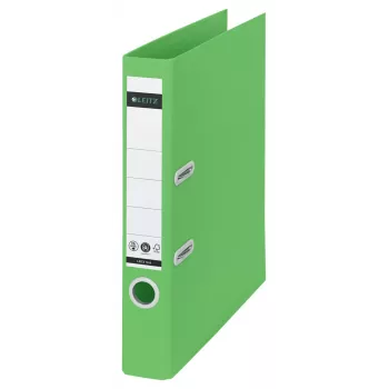 Leitz 180° Recycle raccoglitore a leva, A4, anelli tondi, archivio, cartone, verde, verde
