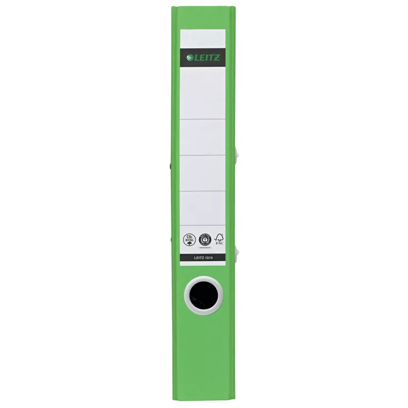Leitz 180° Recycle raccoglitore a leva, A4, anelli tondi, archivio, cartone, verde, verde