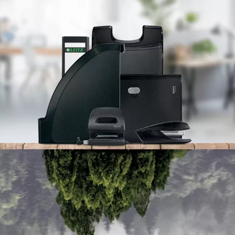 Leitz Recycle vassoio portadocumenti, plastica, rosso, A4+, A4, A4+, 1 cassetto, 255 x 70 x 357 mm