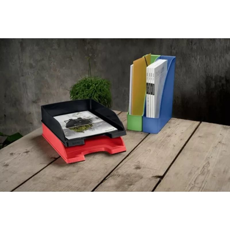 Leitz Recycle vassoio portadocumenti, plastica, verde, A4+, A4, A4+, 1 cassetto, 255 x 70 x 357 mm