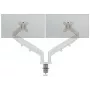 Leitz Ergo braccio salvaspazio per doppio monitor, morsetto/passacavo, 18 kg, 43,2 cm (17 inch), 81,3 cm (32 inch), 100 x 100 mm, grigio