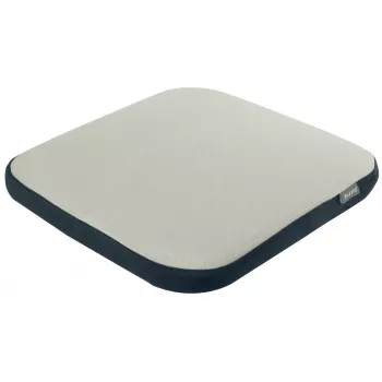 Leitz Ergo Active cuscino wobble con rivestimento in tessuto, cuscino per seduta, universale, grigio, quadrato, 150 kg, tinta unita