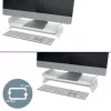 Leitz Ergo supporto monitor regolabile, autoportante, 68,6 cm (27 inch), regolabile in altezza, grigio