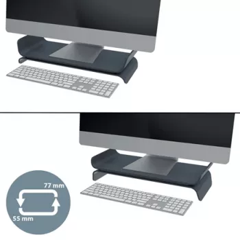Leitz Ergo supporto monitor regolabile, autoportante, 68,6 cm (27