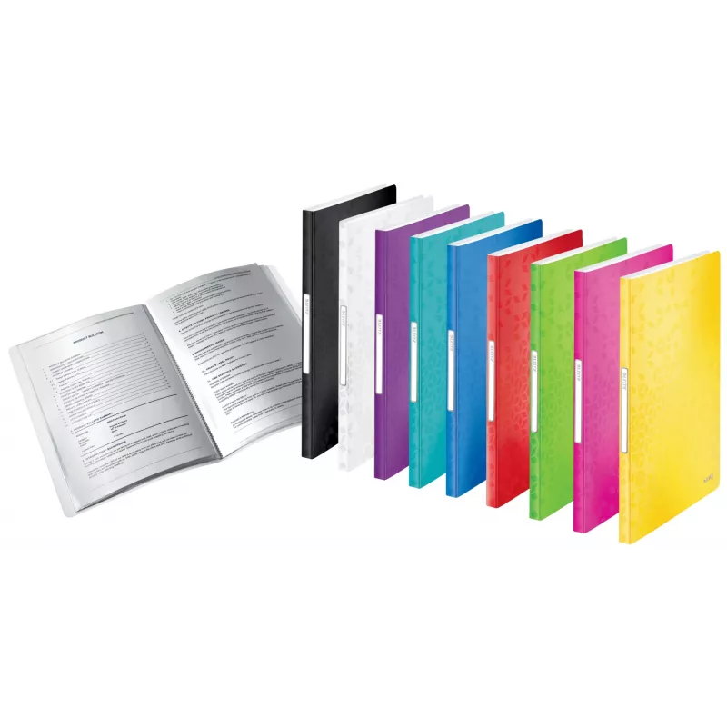 Leitz Display Book WOW PP 40 tasche, rosso, polipropilene (PP), 40 tasche, A4, 231 mm, 16 mm