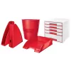 Leitz portariviste WOW, rosso, plastica, A4, 75 mm, 258 mm, 312 mm