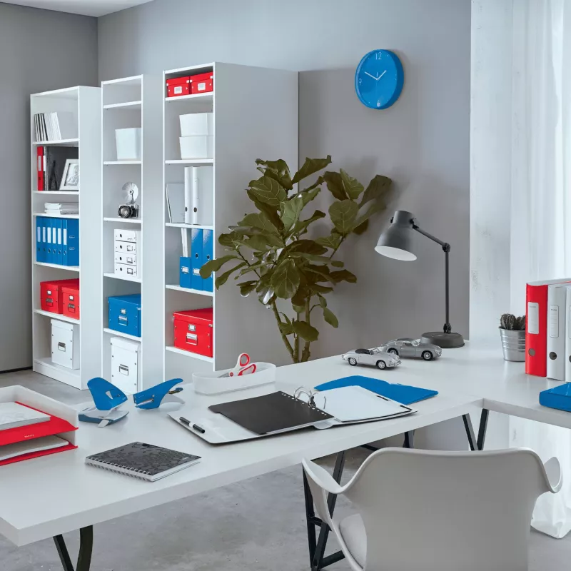 Leitz portariviste WOW, rosso, plastica, A4, 75 mm, 258 mm, 312 mm