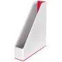 Leitz raccoglitore per riviste WOW Dual Colour, rosso, bianco, plastica, A4, 73 mm, 318 mm, 272 mm